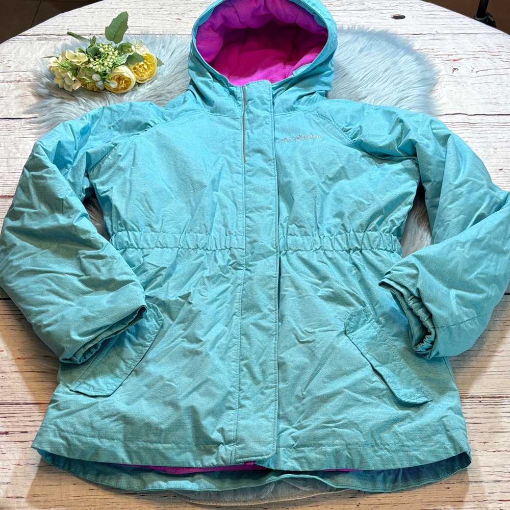 Columbia Blue Daredevil Darling Outgrown Jacket sz L